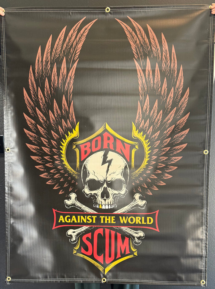 AGAINST THE WORLD BANNER
