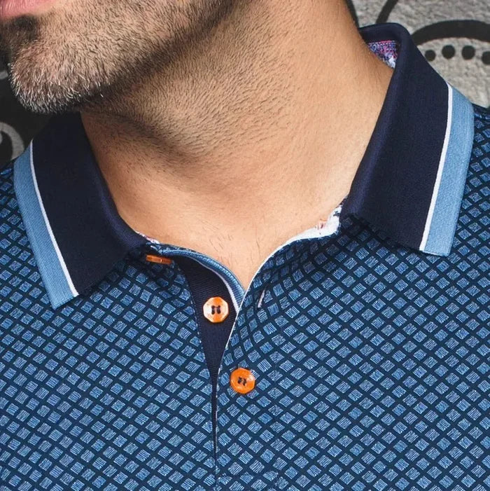 Au Noir Men's Fairmont Polo - Navy