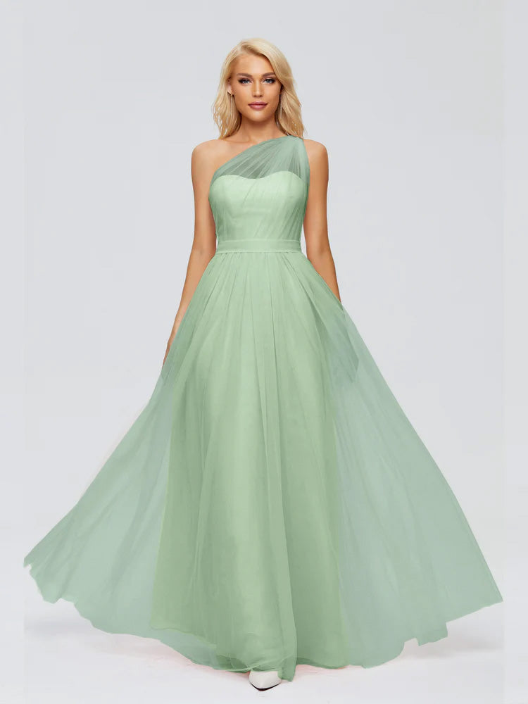 Alexandra One-Shoulder Chiffon Bridesmaid Dresses