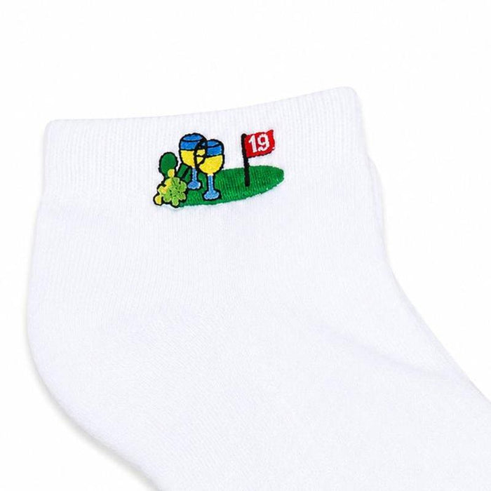 On the Tee Socks - White Wine Glass