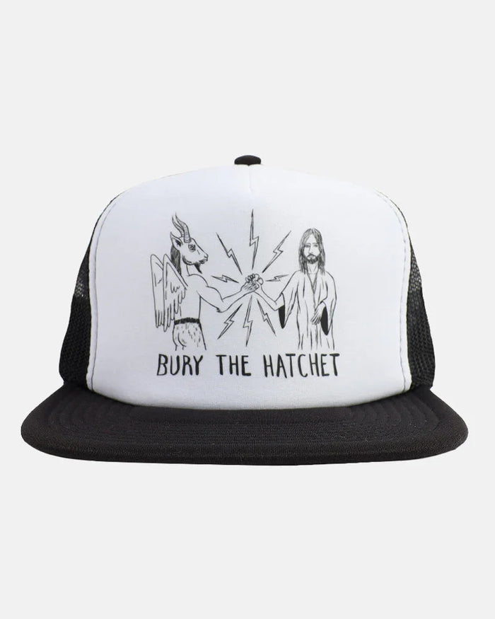 THRASHER X TOY MACHINE - B.T.H. - TRUCKER - BLACK/BLACK/WHITE - Four Street