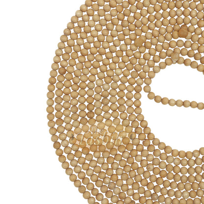 1000-Bead Exotic Yellow Citrus Wood (Kemuning) Tasbih - 8 mm Prayer Beads - Subha Misbaha with Beautiful Tassels