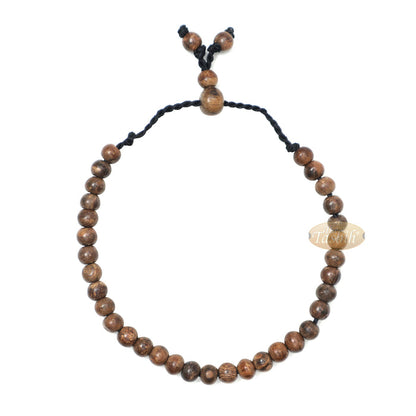 6 mm Oud Aloeswood Dhikr Tasbih Bracelet 33-Bead Adjustable Handcrafted Gift Boxed
