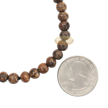 6 mm Oud Aloeswood Dhikr Tasbih Bracelet 33-Bead Adjustable Handcrafted Gift Boxed