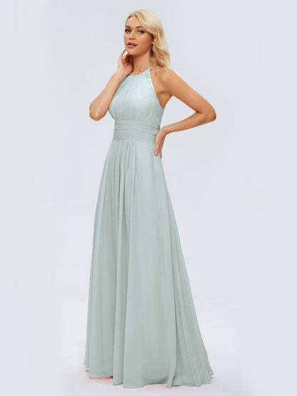 Arya Halter Chiffon Bridesmaid Dresses