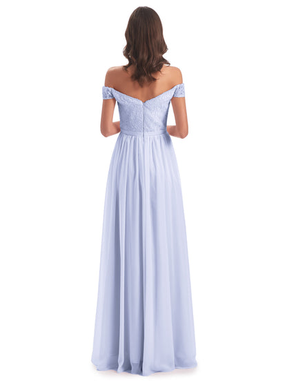 Charlotte Floor Length Off The Shoulder Bridesmaid Dresses