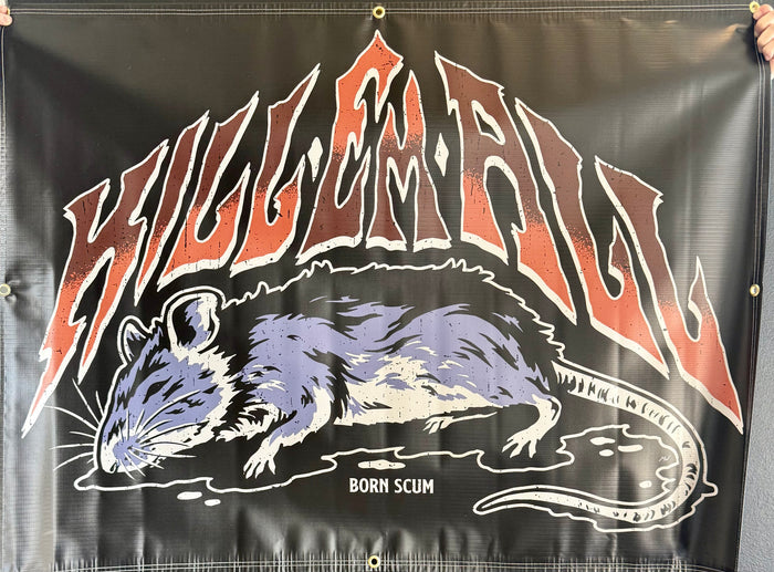 EXTERMINATION BANNER - Born Scum