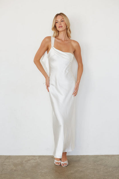Sarahi Ruffle Strap Maxi Dress