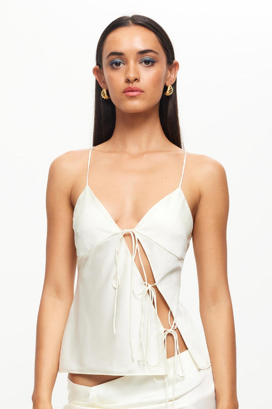 LIONESS Mariah Cami Top Cornsilk