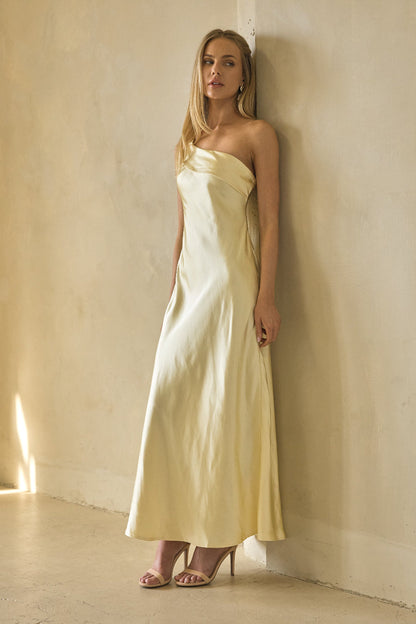 Sarahi Ruffle Strap Maxi Dress