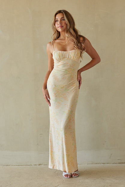 Ysabelle Twist Back Maxi Dress