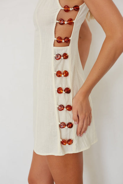 Zayla Beaded Mini Dress