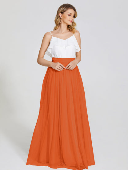 Hayden Two Pieces Tulle Bridesmaid Skirt