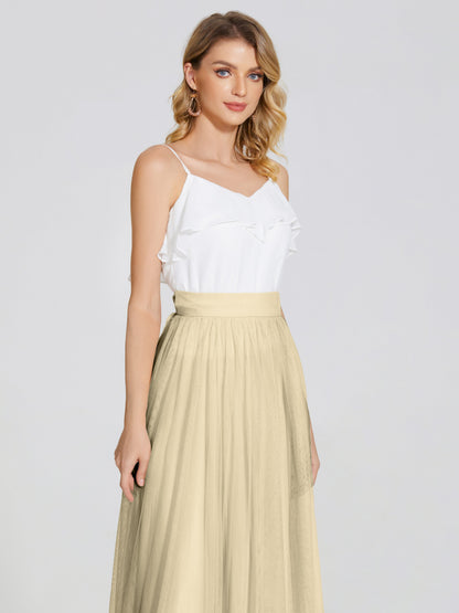 Hayden Two Pieces Tulle Bridesmaid Skirt