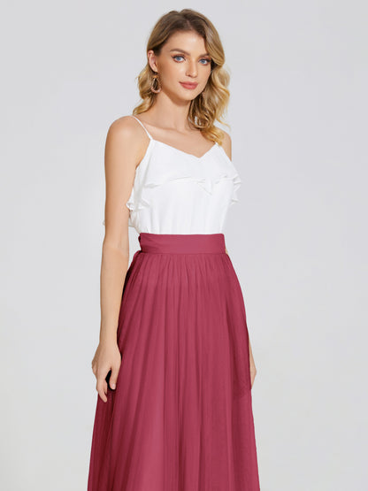Hayden Two Pieces Tulle Bridesmaid Skirt