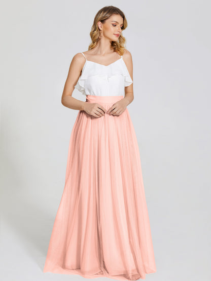 Hayden Two Pieces Tulle Bridesmaid Skirt