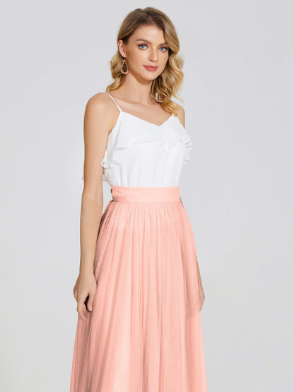 Hayden Two Pieces Tulle Bridesmaid Skirt