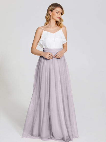 Hayden Two Pieces Tulle Bridesmaid Skirt