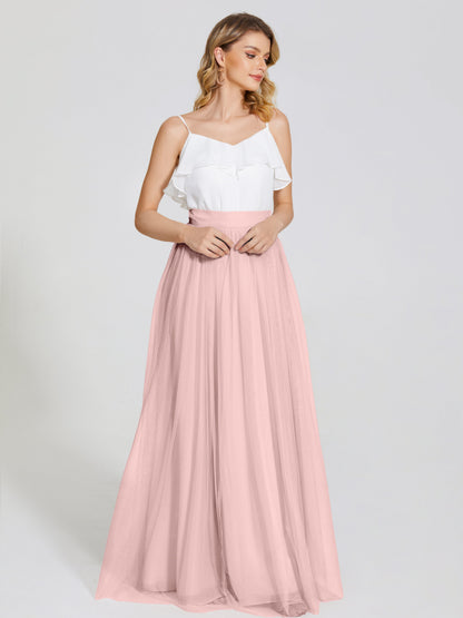 Hayden Two Pieces Tulle Bridesmaid Skirt