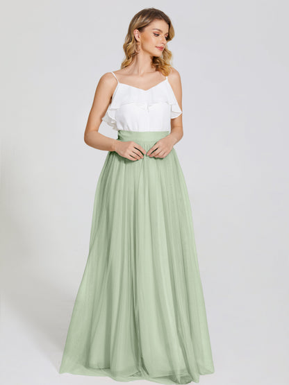 Hayden Two Pieces Tulle Bridesmaid Skirt