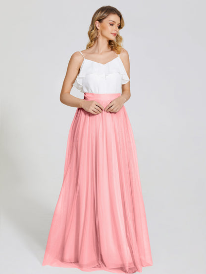 Hayden Two Pieces Tulle Bridesmaid Skirt