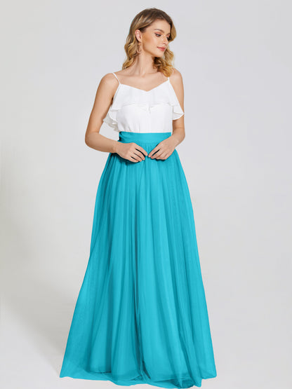 Hayden Two Pieces Tulle Bridesmaid Skirt