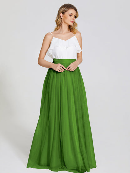 Hayden Two Pieces Tulle Bridesmaid Skirt