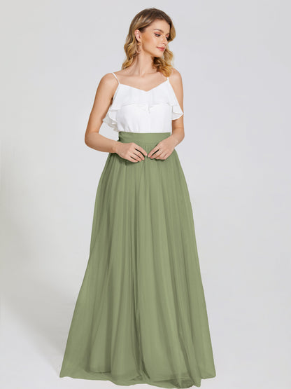 Hayden Two Pieces Tulle Bridesmaid Skirt