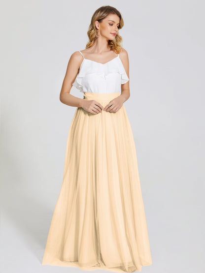 Hayden Two Pieces Tulle Bridesmaid Skirt