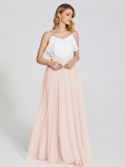 Hayden Two Pieces Tulle Bridesmaid Skirt