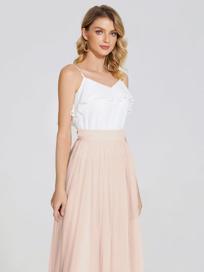 Hayden Two Pieces Tulle Bridesmaid Skirt