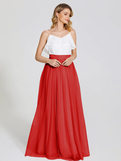 Hayden Two Pieces Tulle Bridesmaid Skirt