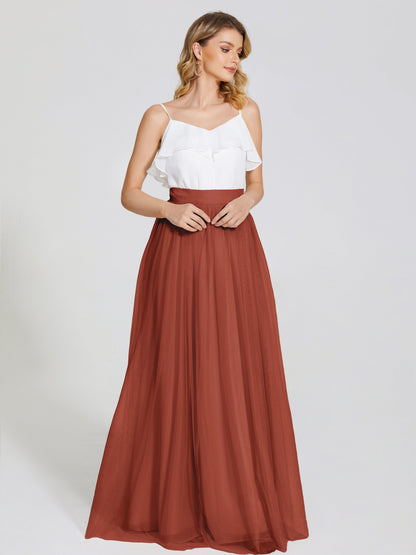 Hayden Two Pieces Tulle Bridesmaid Skirt