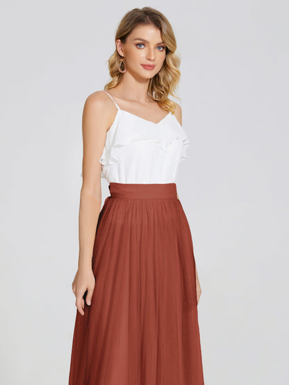 Hayden Two Pieces Tulle Bridesmaid Skirt