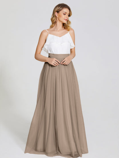 Hayden Two Pieces Tulle Bridesmaid Skirt