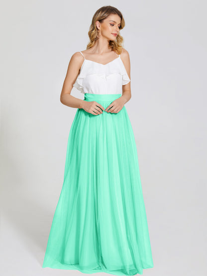 Hayden Two Pieces Tulle Bridesmaid Skirt