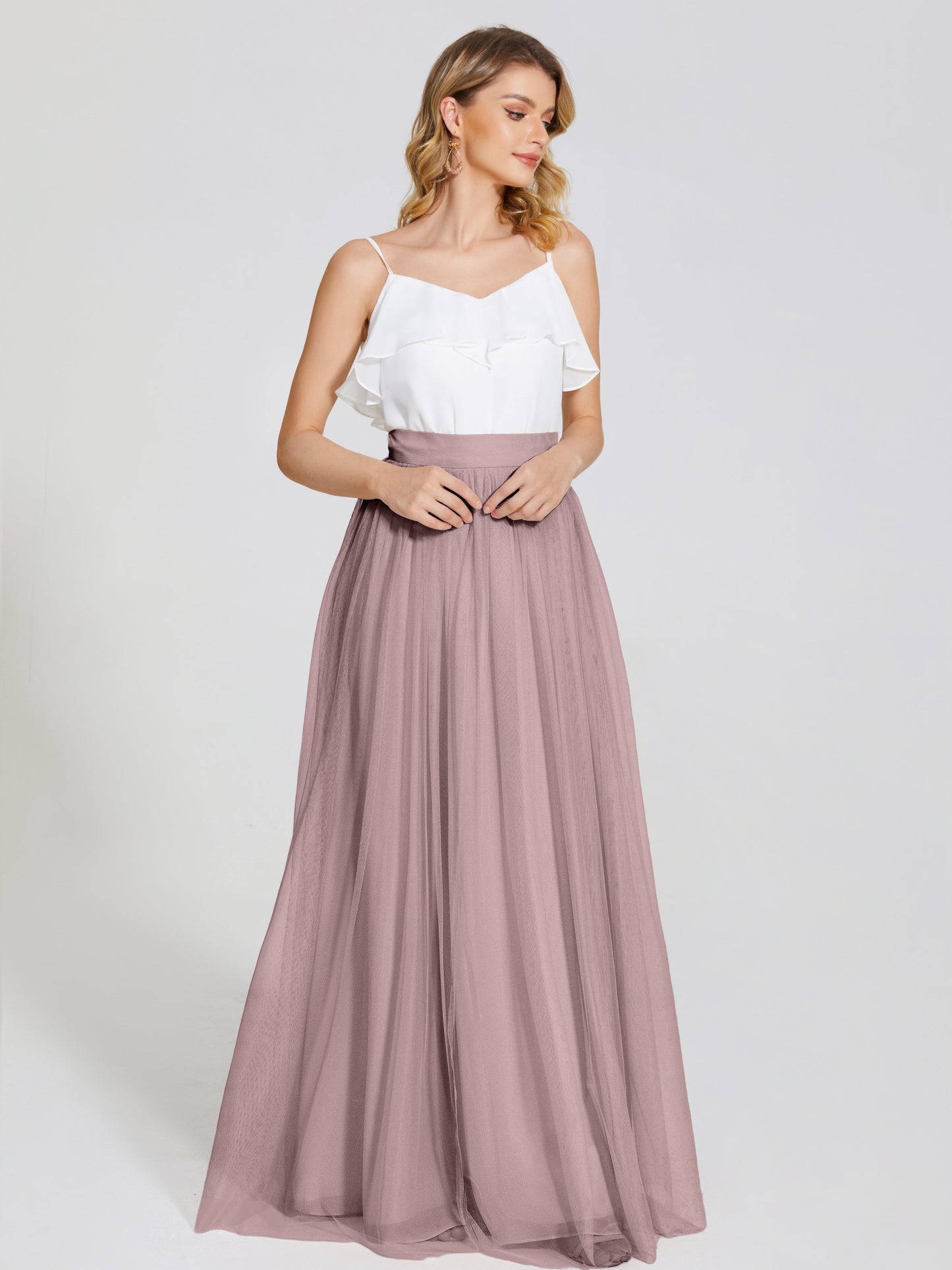 Hayden Two Pieces Tulle Bridesmaid Skirt