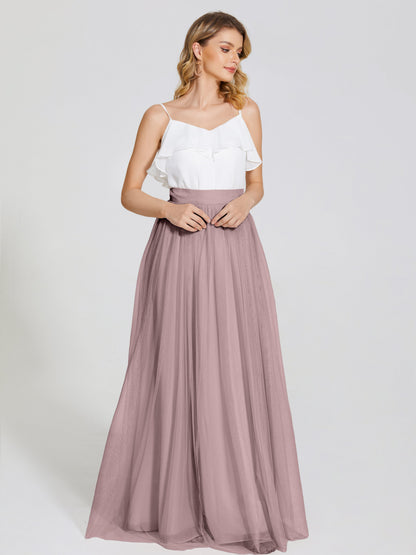 Hayden Two Pieces Tulle Bridesmaid Skirt