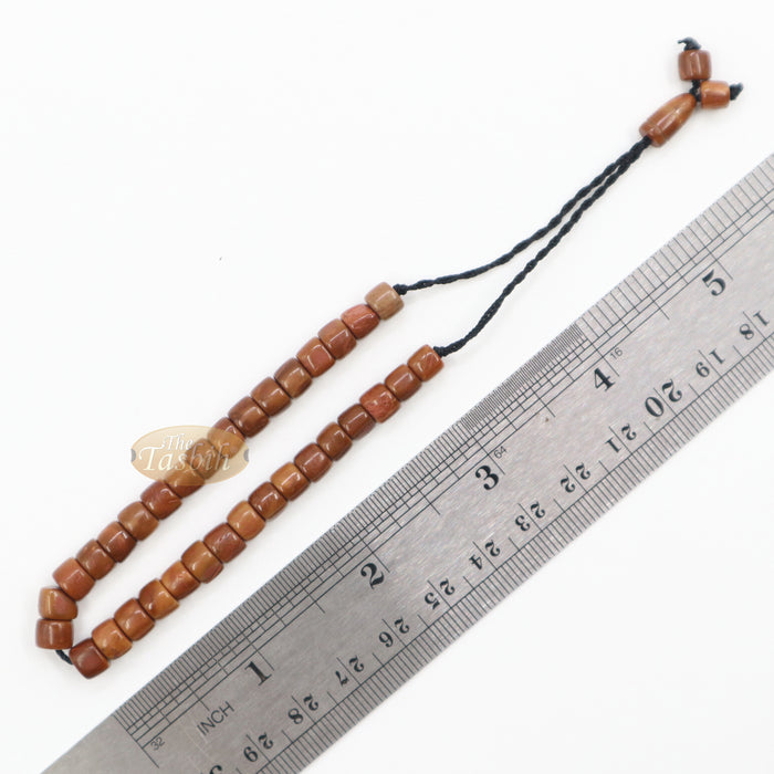 Adjustable Length Cylinder Bead Koka Bracelet Tasbih