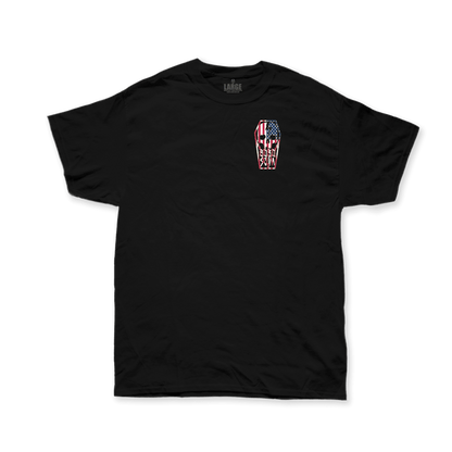 AMERICA SKULL COFFIN T-SHIRT - Born Scum