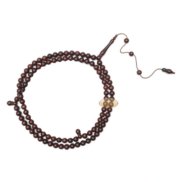 Antique Natural Color 8 mm Turkish Kokka - Kuka Seed Prayer Beads - Rosary - Misbaha