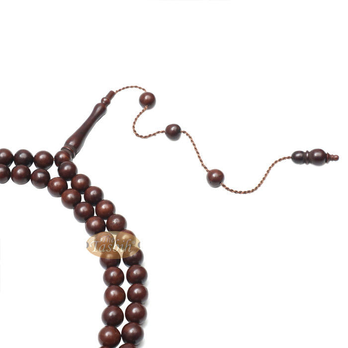 Antique Natural Color 8 mm Turkish Kokka - Kuka Seed Prayer Beads - Rosary - Misbaha