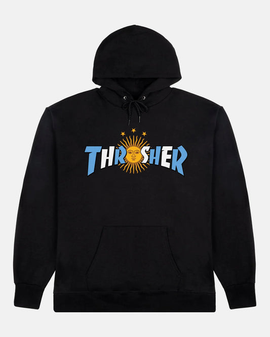 ARGENTINA ESTRELLA - HOODIE - BLACK - Four Street