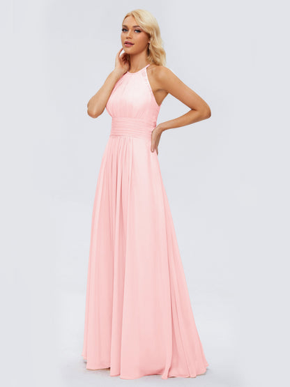 Arya Halter Chiffon Bridesmaid Dresses