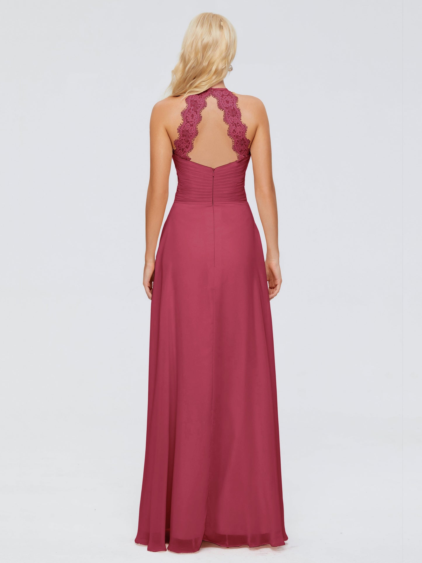 Arya Halter Chiffon Bridesmaid Dresses