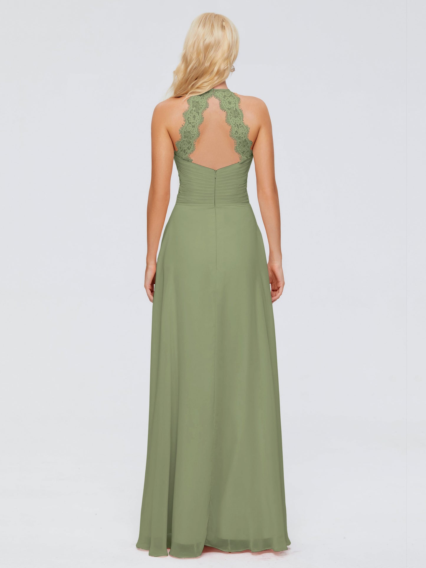 Arya Halter Chiffon Bridesmaid Dresses