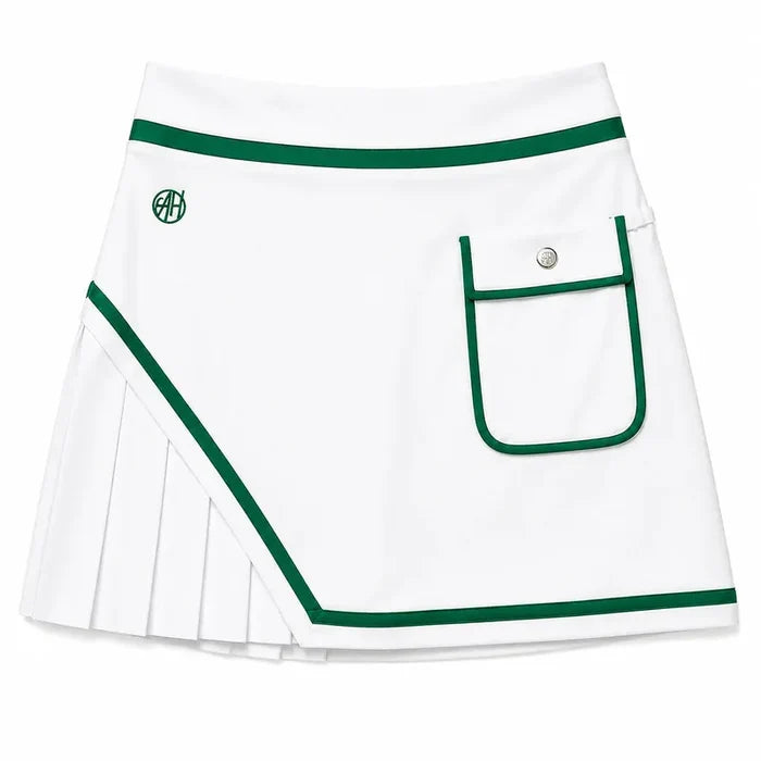 Ashley Herrera Olivia Skort - White/Green