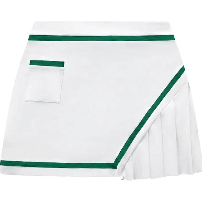 Ashley Herrera Olivia Skort - White/Green