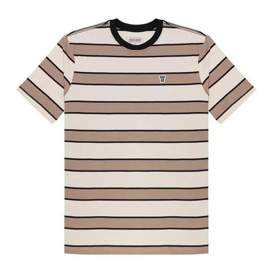 CAMISETA LISTRADA CAPUCCINO - Four Street