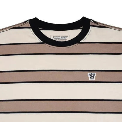 CAMISETA LISTRADA CAPUCCINO - Four Street